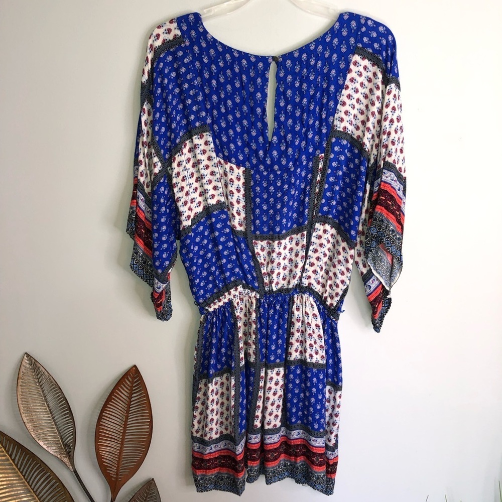 American Eagle Outfitters Flowy Patchwork Boho Dr… - image 8